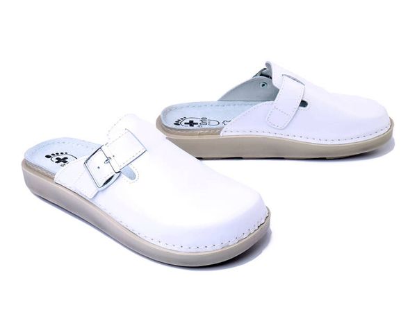 BEFADO DR ORTO 179M 002 biały, klapki męskie. Białe klapki Befado Dr Orto, ze skóry. Za 110.42 zł.
