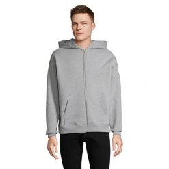 Bluza z kapturem Sol's Jelo. Szare bluzy z kapturem SOL'S, s, bez wzorów, z bawełny, z kapturem. Za 286.00 zł.