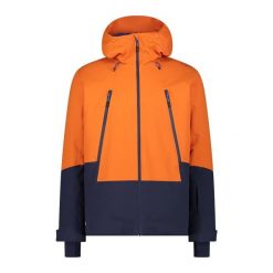 Kurtka narciarska z kapturem CMP Unlimitech. Brązowe kurtki narciarskie i snowboardowe CMP, m, bez wzorów, narciarskie. Za 849.99 zł.