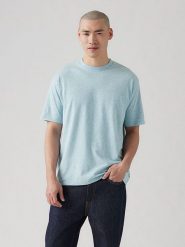 Levi´s Koszulka w kolorze błękitnym rozmiar: L. Niebieskie bezrękawniki l, bez wzorów, bez kołnierzyka, bez ramiączek. Za 70.24 zł.