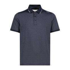 Polo CMP. Czarne koszulki polo CMP, m, bez wzorów, bez kołnierzyka, bez ramiączek. Za 282.50 zł.