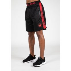 Atlanta Szorty - Czarny/Czerwony. Czarne szorty GORILLA WEAR, xl, bez wzorów, sportowe. Za 183.00 zł.