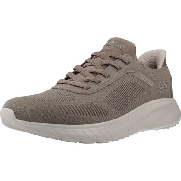 Buty SKECHERS BOB SQUAD CHAOS SOLID STEP Brązowy. Brązowe buty trekkingowe Skechers, bez wzorów, z tkaniny, bez zapięcia, trekkingowe, skechers sport. Za 364.99 zł.