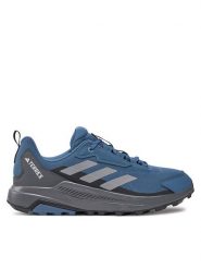 Adidas Trekkingi Terrex Anylander ID5486 Niebieski. Niebieskie buty trekkingowe Adidas, bez wzorów, z materiału, bez zapięcia. Za 279.99 zł.