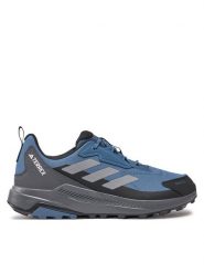 Adidas Trekkingi Terrex Anylander Rain.Rdy ID5487 Niebieski. Niebieskie buty trekkingowe Adidas, bez wzorów, z materiału, bez zapięcia. Za 399.99 zł.