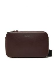 Calvin Klein Saszetka Ck Sleek Camera Bag K50K512750 Brązowy. Brązowe saszetki i nerki CALVIN KLEIN, bez wzorów, ze skóry. Za 249.99 zł.