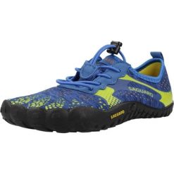 Buty SAGUARO FAST Niebieski. Niebieskie buty turystyczne SAGUARO, bez wzorów, z syntetyku, bez zapięcia, na fitness i siłownię. Za 178.99 zł.