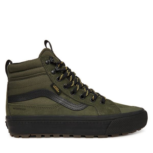 Tenisówki Vans. Brązowe trampki Vans, bez wzorów, bez zapięcia. Za 529.99 zł.