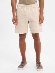 PEGADOR szorty dresowe Mężczyźni Bawełna beżowy, L. Brązowe krótkie spodenki sportowe PEGADOR, l, bez wzorów, z bawełny. Za 249.95 zł.