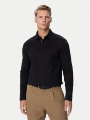 BOSS Polo 50570431 Czarny Regular Fit. Czarne koszulki polo sportowe Boss, m, bez wzorów, z bawełny, bez kołnierzyka, bez ramiączek. Za 629.99 zł.