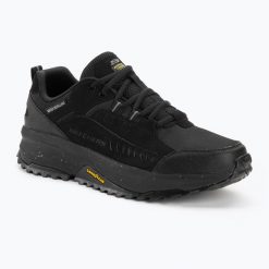 Buty męskie SKCHERS Skechers Bionic Trail Road Sector. Czarne buty turystyczne Skechers, bez wzorów, bez zapięcia. Za 339.99 zł.