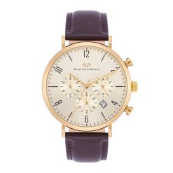 Rhodenwald & Söhne Chronograf Arakon żółte złoto Skóra naturalna Brazowy Zegarki męskie 1 ct Męskie. Brązowe, analogowe zegarki Rhodenwald & Söhne, z mosiądzu. Za 2,129.99 zł.