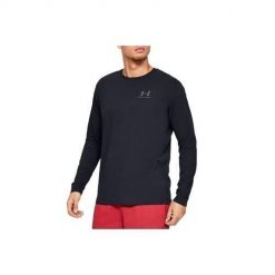 Koszulka sportowa męska Under Armour Sportstyle Left Chest LS. Czarne koszulki z długim rękawem Under Armour, m, bez wzorów, bez ramiączek. Za 204.00 zł.