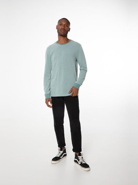 Bluza męska Protest NXGQUILLAN sweatshirt. Niebieskie bluzy bez kaptura Protest, m, bez wzorów, z dzianiny, bez kaptura. Za 169.90 zł.