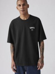 Levi's Koszulka w kolorze czarnym rozmiar: XL. Czarne bezrękawniki Levi's®, s, bez wzorów, z bawełny, bez kołnierzyka, bez ramiączek. Za 111.07 zł.