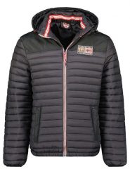 Geographical Norway Kurtka pikowana "Adalmo" w kolorze czarnym rozmiar: XXL. Czarne kurtki Geographical Norway, xxl, z aplikacjami, bez kaptura. Za 155.49 zł.