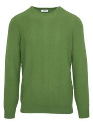 Malo Optimum Kaszmirowy sweter w kolorze zielonym rozmiar: XL. Zielone swetry nierozpinane Malo Optimum, xl, bez wzorów, z kaszmiru, bez kołnierzyka, bez ramiączek. Za 521.99 zł.