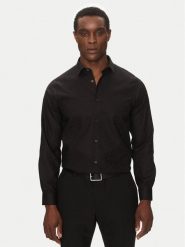 Armani Exchange Koszula XM000431 AF13131 FC041 Czarny Regular Fit. Czarne koszule Armani Exchange, m, bez wzorów, z bawełny, bez kołnierzyka, bez ramiączek. Za 359.99 zł.
