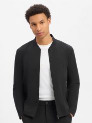 S.Oliver BLACK LABEL marynarka z zestawu modułowego Mężczyźni Comfort Fit Sztuczne włókno czarny, 50. Czarne garnitury s.Oliver BLACK LABEL, m, bez wzorów, z włókna. Za 499.95 zł.