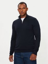 Lindbergh Sweter 30-800173 Granatowy Slim Fit. Niebieskie swetry rozpinane Lindbergh, m, bez wzorów, z wiskozy, bez kołnierzyka, bez ramiączek. Za 139.99 zł.