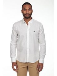 The Time of Bocha Koszula - Regular fit - w kolorze białym rozmiar: M. Białe koszule The Time of Bocha, m, bez wzorów, bez kołnierzyka, bez ramiączek. Za 173.99 zł.