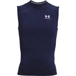 Koszulka bez rękawów Heatgear Under Armour. Białe bielizna termoaktywna Under Armour, m, bez wzorów, bez ramiączek, do biegania. Za 200.00 zł.