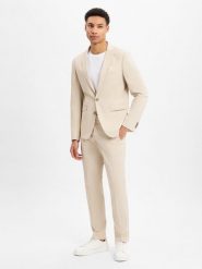 Finshley & Harding Garnitur - Oakland - Kalifornia Mężczyźni Slim Fit beżowy, 52. Brązowe garnitury Finshley & Harding, m, bez wzorów. Za 1,049.95 zł.