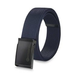 Pasek parciany BETLEWSKI PRC-21_GR-1 XL granatowy. Niebieskie paski Betlewski, bez wzorów, z materiału. Za 34.99 zł.