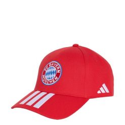 CZAPKA Z DASZKIEM FC BAYERN MONACHIUM. Białe czapki z daszkiem Adidas, bez wzorów, z bawełny. Za 99.95 zł.