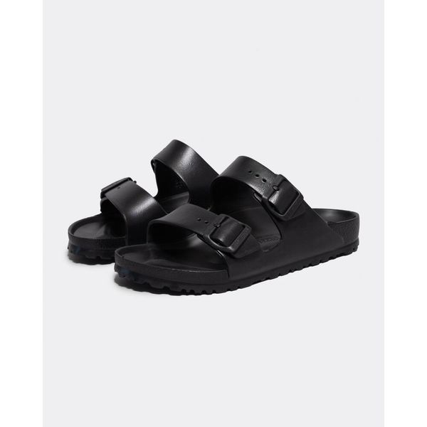 Klapki męskie Birkenstock Arizona Eva. Czarne klapki Birkenstock, z materiału. Za 292.00 zł.