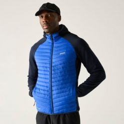 Kurtka męska hybrydowa Andreson. Niebieskie kurtki Regatta, m, bez wzorów, bez kaptura. Za 229.99 zł.