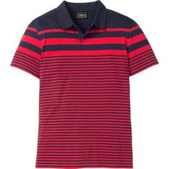 Shirt polo w paski bonprix ciemnoniebiesko-czerwony w paski. Koszulki polo marki bonprix. Za 69.99 zł.