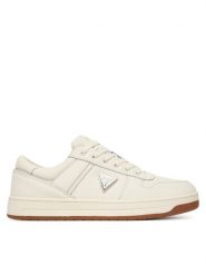 Guess Sneakersy FMJUDD LEL12 Beżowy jasny. Brązowe buty sportowe casual Guess, z aplikacjami, ze skóry, bez zapięcia. Za 499.99 zł.