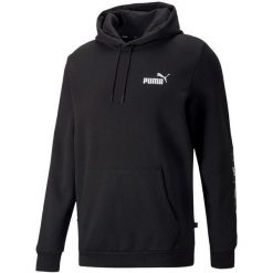Męska Bluza Z Kapturem ESS+ Tape. Niebieskie bluzy Puma, m, bez wzorów, z kapturem. Za 331.99 zł.