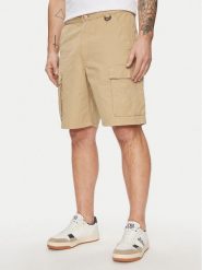 Wrangler Szorty materiałowe Casey Utility 112352191 Beżowy Relaxed Fit. Brązowe szorty Wrangler, m, bez wzorów, z bawełny. Za 159.99 zł.