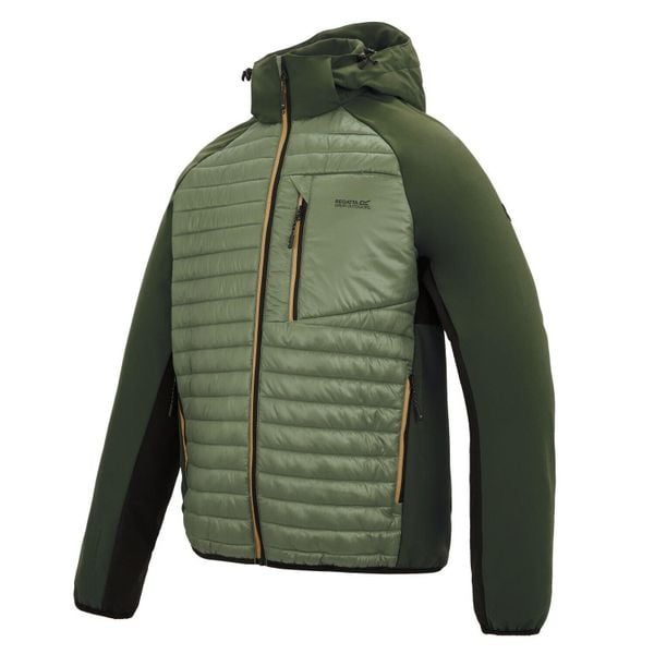 Męska kurtka pikowana Pro Hybrid II. Zielone kurtki Regatta, m, bez wzorów, z materiału, bez kaptura. Za 263.99 zł.