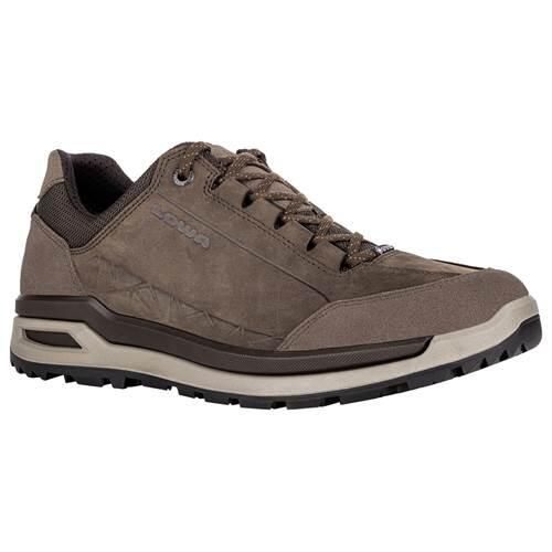 Buty trekkingowe męskie Lowa Bellagio Low Gtx. Brązowe buty trekkingowe Lowa, bez wzorów, z materiału, bez zapięcia. Za 856.00 zł.