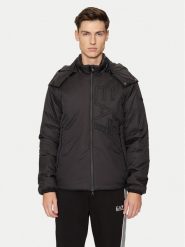 EA7 Emporio Armani Kurtka zimowa 6DPB22 PNGAZ 1200 Czarny Regular Fit. Czarne kurtki EA7 Emporio Armani, na zimę, m, bez wzorów, z syntetyku, bez kaptura. Za 769.99 zł.