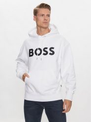 Boss Bluza Sullivan 16 50496661 Biały Oversize. Białe bluzy Boss, m, bez wzorów, z bawełny, bez kaptura. Za 489.99 zł.