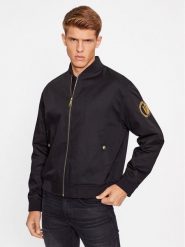Versace Jeans Couture Kurtka bomber 75GAS415 Czarny Regular Fit. Czarne kurtki Versace Jeans Couture, m, bez wzorów, z jeansu, bez kaptura. Za 1,649.00 zł.