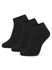 Gino Rossi Skarpety 3MB-001-AW24 (3-pack) Czarny. Czarne skarpety Gino Rossi, bez wzorów, z bawełny. Za 29.99 zł.