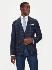 Boss Marynarka H-Hutson 50527998 Granatowy Slim Fit. Niebieskie garnitury Boss, do pracy, m, bez wzorów, z wełny, biznesowe. Za 1,469.00 zł.
