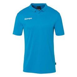 Polo Kempa Poly. Niebieskie koszulki polo Kempa, m, bez wzorów, bez kołnierzyka, bez ramiączek. Za 163.50 zł.