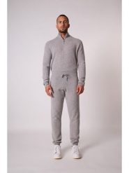 Perfect Cashmere Kaszmirowe spodnie "Stuart" w kolorze szarym rozmiar: XXL. Szare spodnie materiałowe Perfect Cashmere, na co dzień, xxl, bez wzorów, z kaszmiru. Za 434.99 zł.