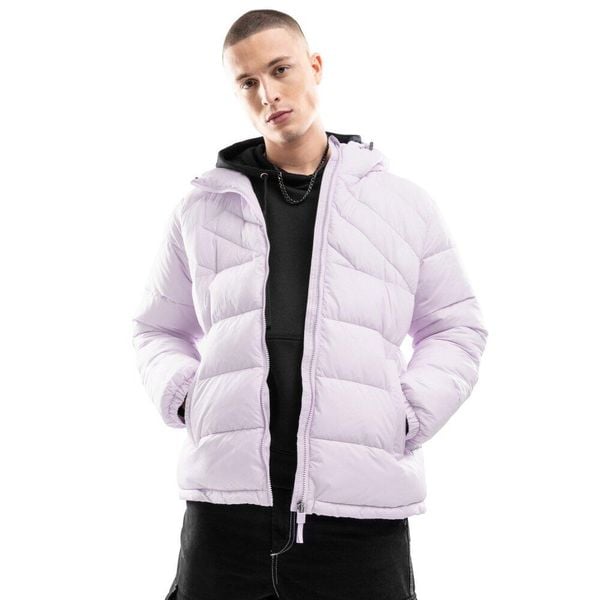 Kurtka puchowa lifestyle meska Siroko Pop. Fioletowe kurtki SIROKO, m, bez wzorów, z materiału, bez kaptura. Za 148.00 zł.