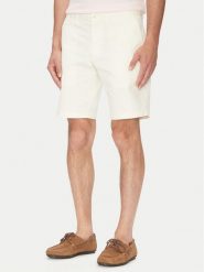 Tommy Hilfiger Szorty materiałowe Brooklyn MW0MW23563 Écru Regular Fit. Szorty Tommy Hilfiger, m, bez wzorów, z bawełny. Za 299.99 zł.