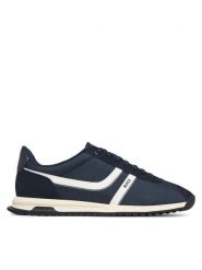 BOSS Sneakersy Zayn 50568479 Granatowy. Niebieskie buty sportowe casual Boss, bez wzorów, ze skóry, bez zapięcia. Za 594.99 zł.