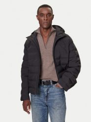 Calvin Klein Kurtka puchowa LV04LD521G Czarny Regular Fit. Czarne kurtki CALVIN KLEIN, m, bez wzorów, z puchu, bez kaptura. Za 1,099.00 zł.
