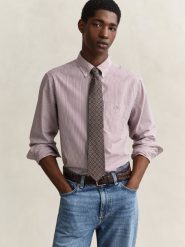Gant Koszula Mężczyźni Regular Fit Bawełna czerwony, XL. Czerwone koszule GANT, m, bez wzorów, z bawełny, bez kołnierzyka, bez ramiączek. Za 499.95 zł.