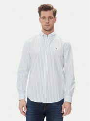 Tommy Hilfiger Koszula MW0MW39159 Błękitny Regular Fit. Niebieskie koszule Tommy Hilfiger, m, bez wzorów, z bawełny, bez kołnierzyka, bez ramiączek. Za 349.99 zł.
